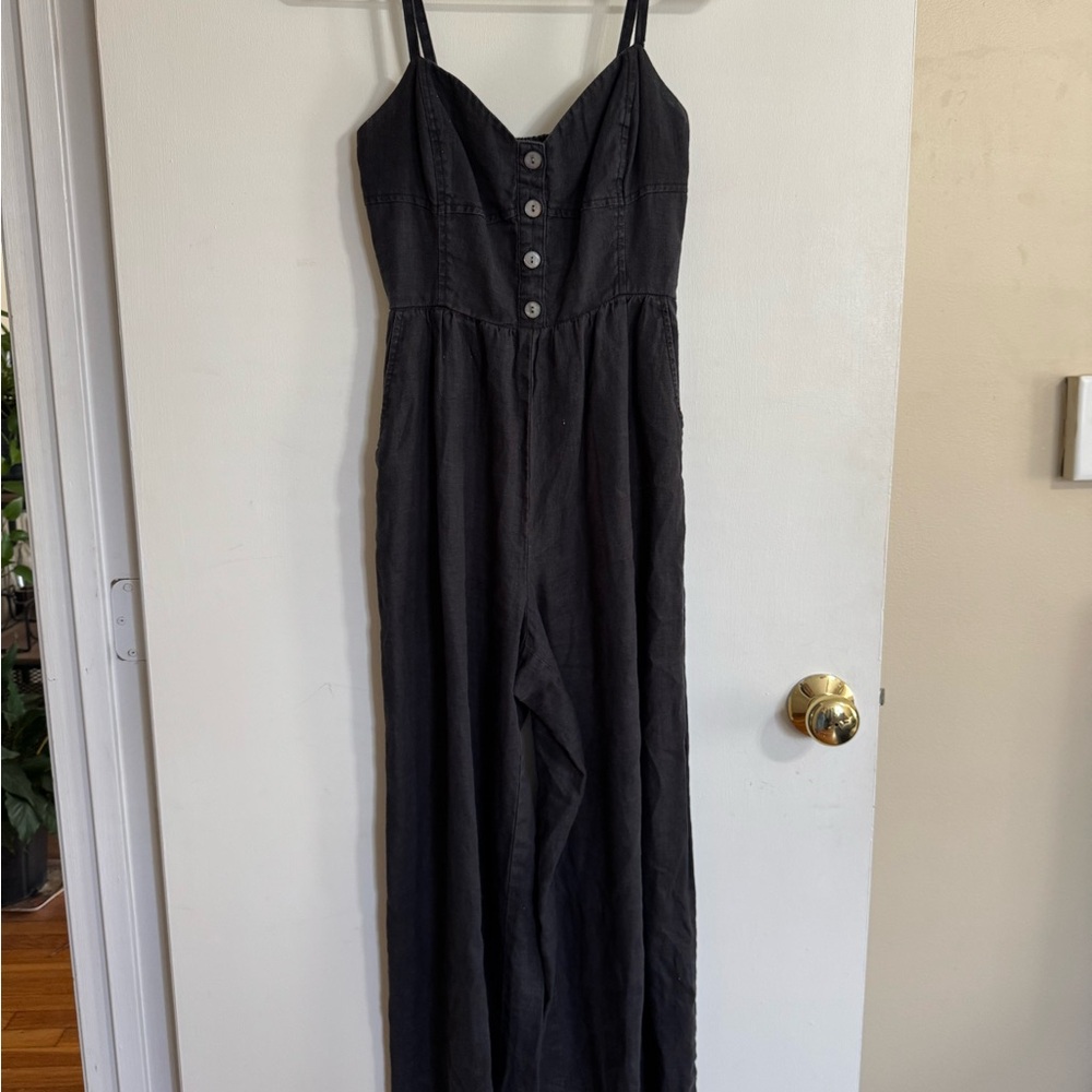 Madewell black jumpsuit